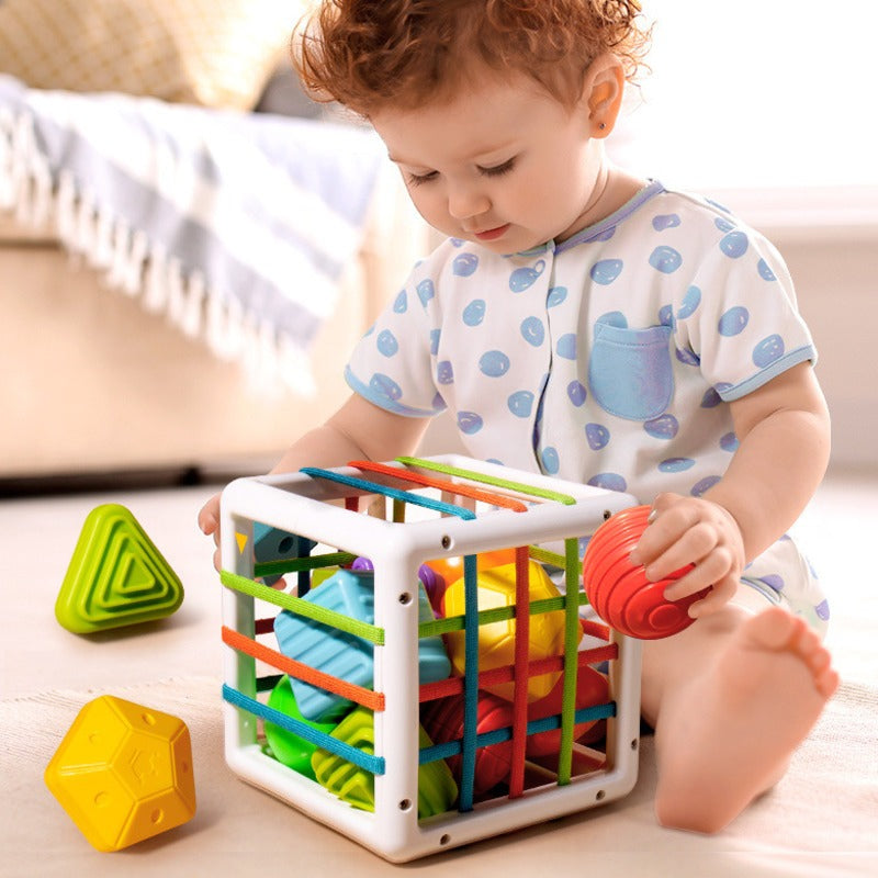 Cube de tri / cube d'activité / cube bébé / cube formes